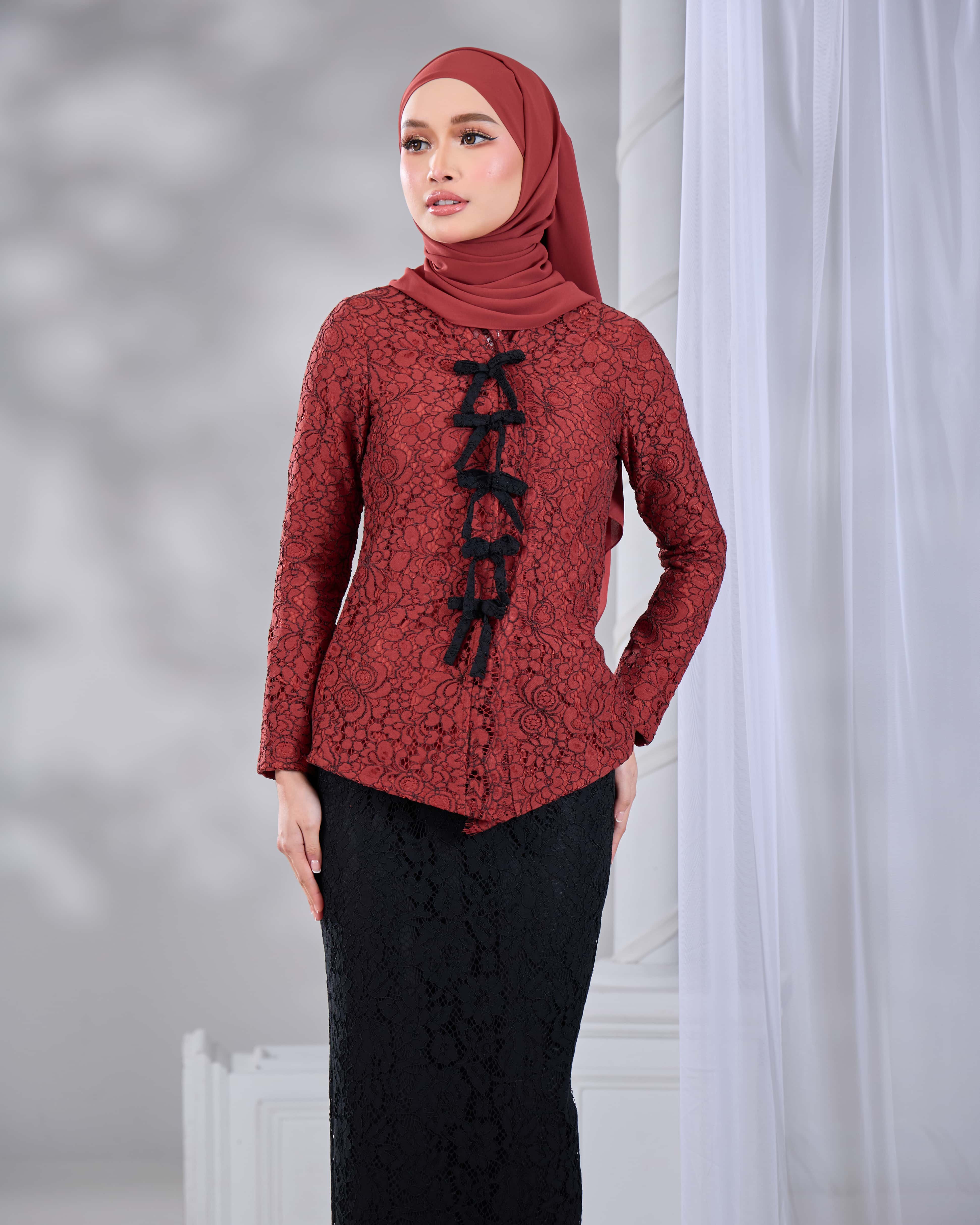 JULIA KEBAYA (BRICK ORANGE) - Image 4