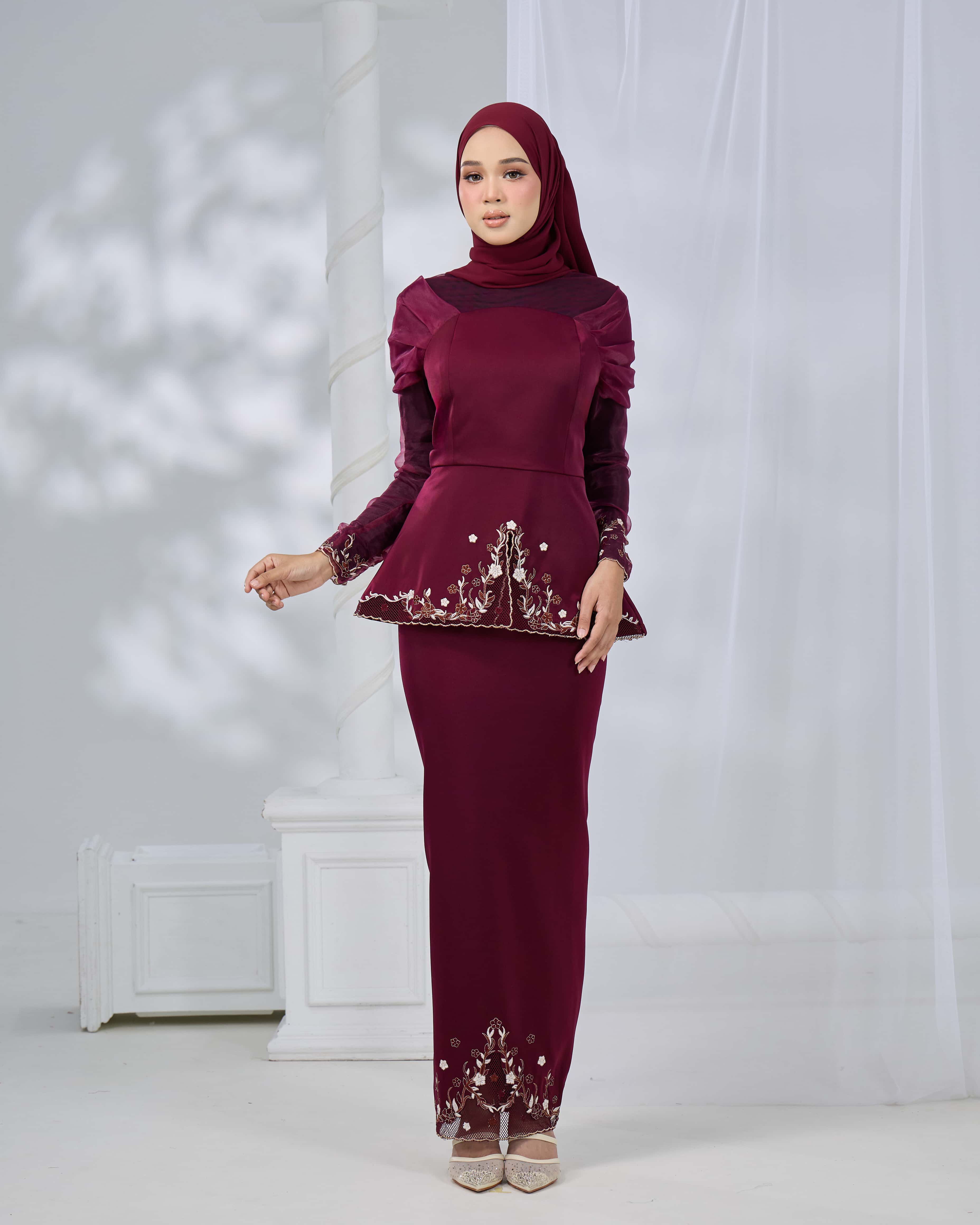 KIRANA KURUNG (BURGUNDY) - Image 3