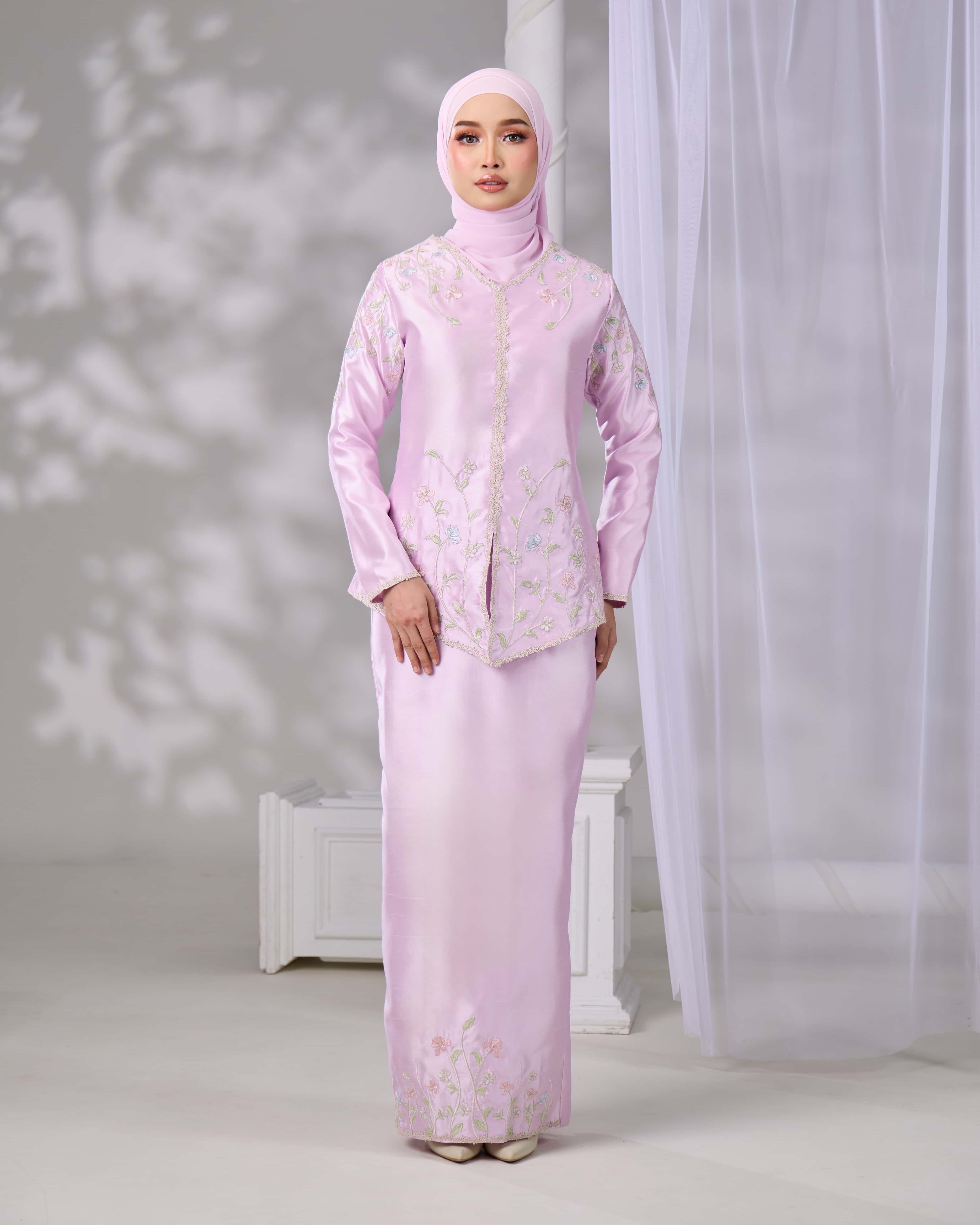 RENAYA MINI KURUNG (LILAC) - Image 10